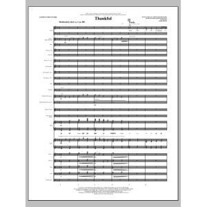 Thankful (arr. Mark Hayes) - Full Score