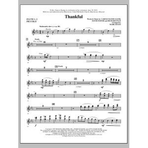 Thankful (arr. Mark Hayes) - Flute 1,2/Piccolo