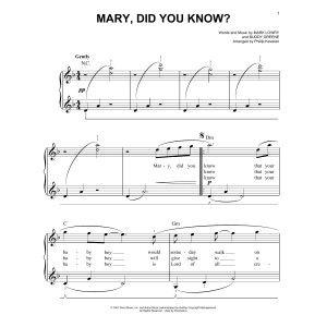 Mary, Did You Know? (arr. Phillip Keveren)