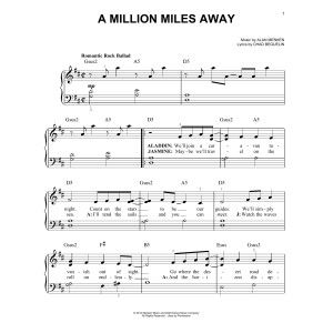 A Million Miles Away (from Aladdin: The Broadway Musical)