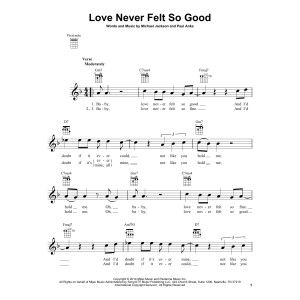 Love Never Felt So Good