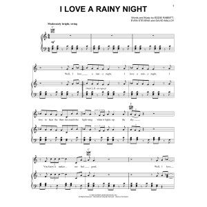 I Love A Rainy Night