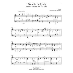 I Want To Be Ready (Walk In Jerusalem, Jus' Like John)