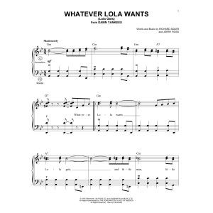 Whatever Lola Wants (Lola Gets)