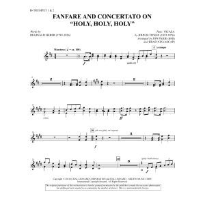 Fanfare und Concertato zu "Holy, Holy, Holy" - Bb-Trompete 1,2