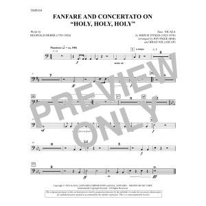 Fanfare and Concertato on "Holy, Holy, Holy" - Timpani