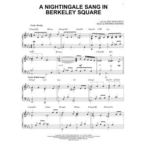 A Nightingale Sang In Berkeley Square [Jazz-Version] (arr. Brent Edstrom)