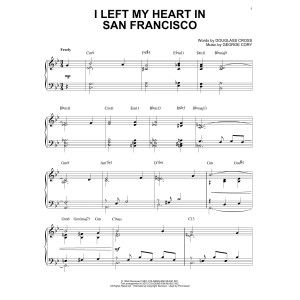 I Left My Heart In San Francisco [Jazzversion] (arr. Brent Edstrom)