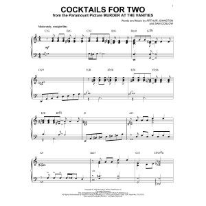 Cocktails For Two [Jazz version] (arr. Brent Edstrom)