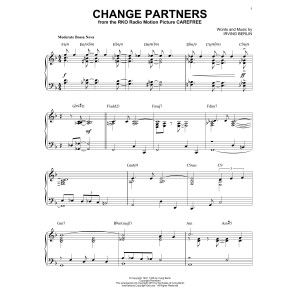 Change Partners [Jazz version] (arr. Brent Edstrom)