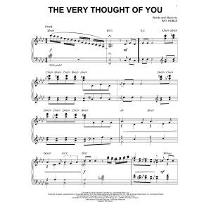 The Very Thought Of You [Jazz version] (arr. Brent Edstrom)