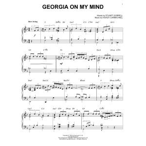 Georgia On My Mind [Jazz version] (arr. Brent Edstrom)