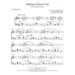 Getting To Know You