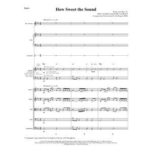 How Sweet the Sound - Full Score