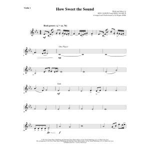 How Sweet the Sound - Violin 1