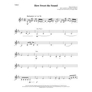 How Sweet the Sound - Violin 2