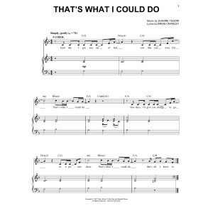 That's What I Could Do