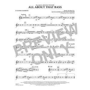All About That Bass - Bb Tenor Saxophone