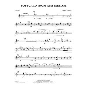 Postkarte aus Amsterdam - Flöte 1