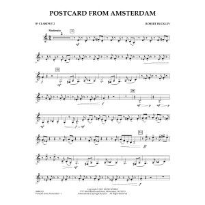 Postkarte aus Amsterdam - Bb-Klarinette 2
