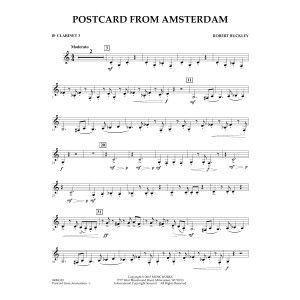 Postcard from Amsterdam - Bb Klarinette 3