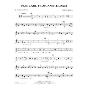Postcard from Amsterdam - Bb Tenor Saxophone