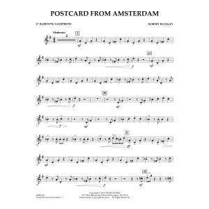 Postcard from Amsterdam - Eb Baritone Saxophone