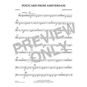 Postkarte aus Amsterdam - Timpani
