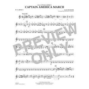Captain America March - Bb Clarinet 1