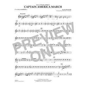 Captain America March - Eb Alto Saxophone 1