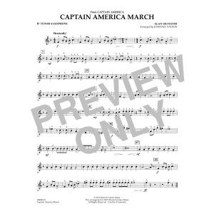 Captain America March - Bb Tenor Saxophone