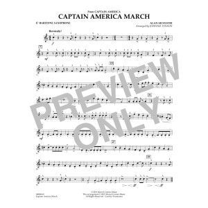 Captain America March - Eb Baritone Saxophone