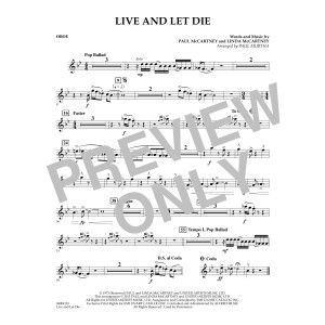 Live and Let Die - Oboe