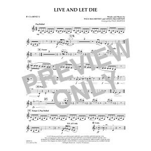 Live and Let Die - Bb Klarinette 2