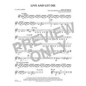 Live and Let Die - Eb-Altklarinette