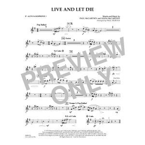 Live and Let Die - Eb Alto Saxophone 1
