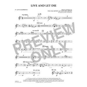 Live and Let Die - Eb Alto Saxophone 2