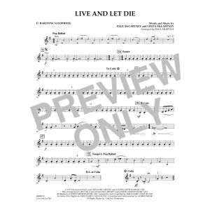Live and Let Die - Eb Baritone Saxophone