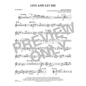 Live and Let Die - Bb Trumpet 1