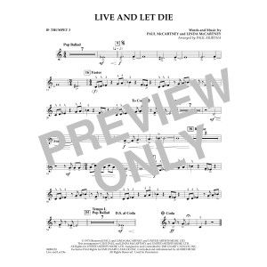 Live and Let Die - Bb-Trompete 3