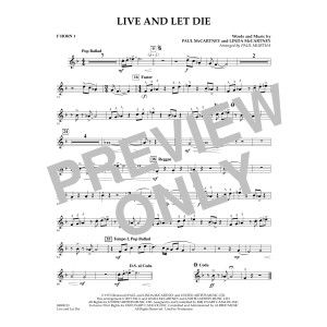 Live and Let Die - F Horn 1