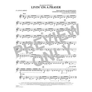 Livin' On A Prayer - Eb Alto Clarinet