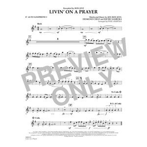 Livin' On A Prayer - Eb Alto Saxophone 2