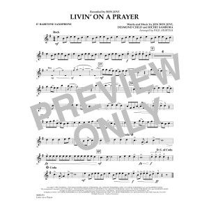 Livin' On A Prayer - Eb Baritone Saxophone