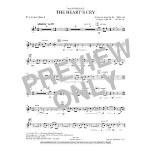 The Heart's Cry (from Riverdance) - Eb Alto Saxophone 1