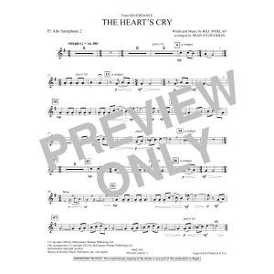 The Heart's Cry (from Riverdance) - Eb Alto Saxophone 2