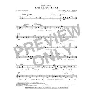 The Heart's Cry (from Riverdance) - Bb Tenor Saxophone