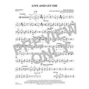 Live and Let Die - Percussion 1