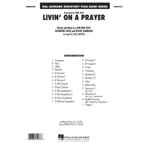 Livin' On A Prayer - Conductor Score (Full Score)