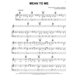 Mean To Me